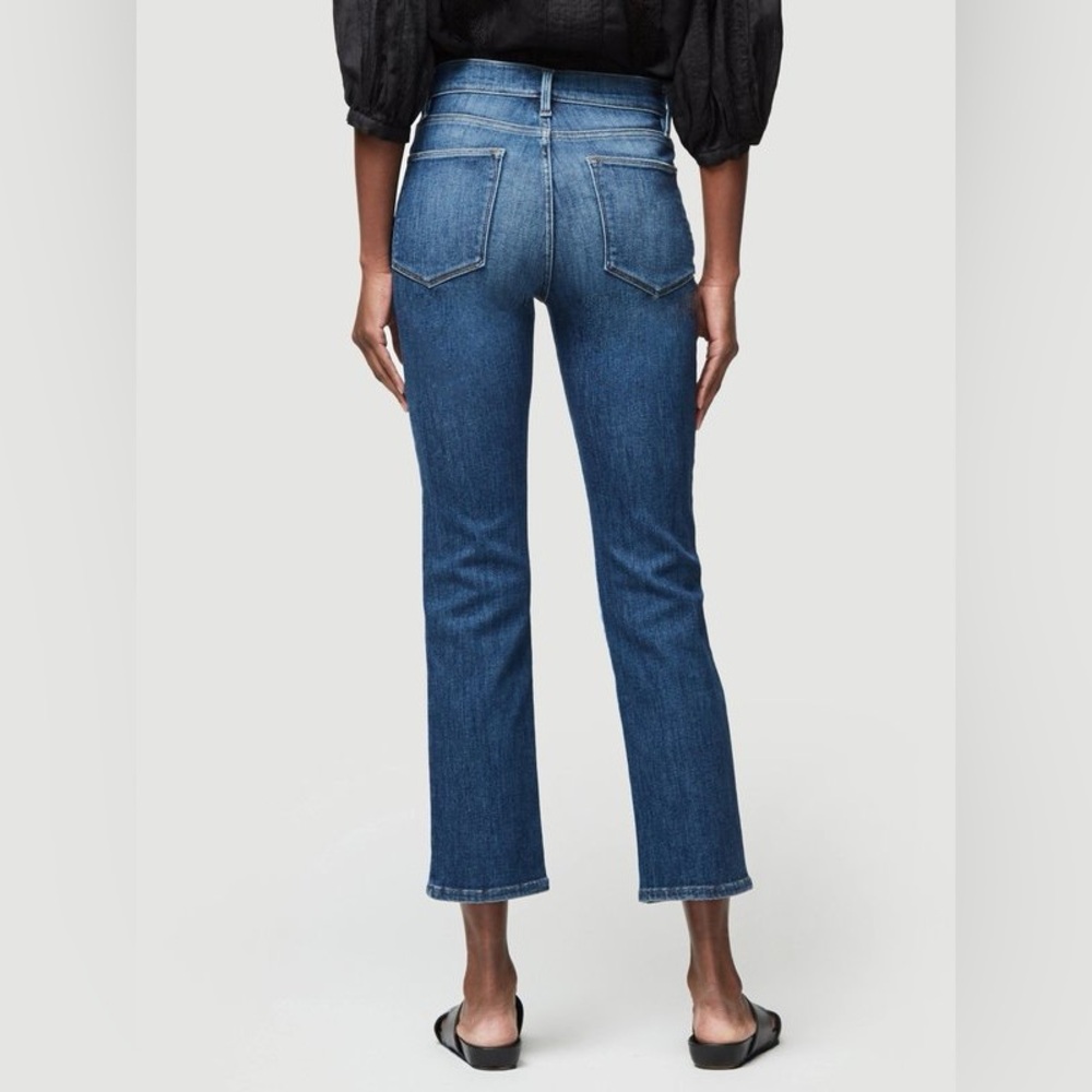 FRAME Le High Straight Jeans | Size 28 | Classic Blue Wash - Picture 3 of 3
